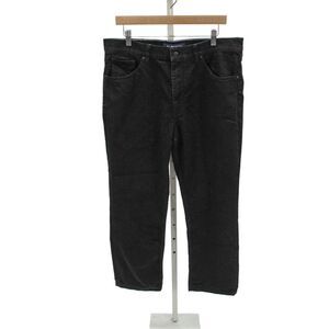 Alberto Mens Straight Black Cotton Jeans Size 36